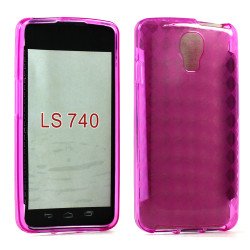 LG Volt LS740 TPU Gel Case (Hot Pink)